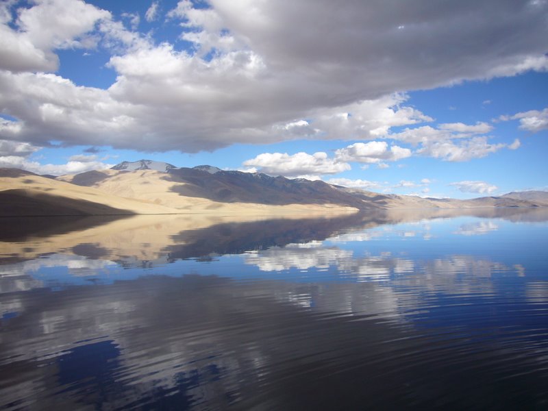 Travel - India - Ladakh - Tso Moriri Trip - Karzog and Tso Moriri - Lake view